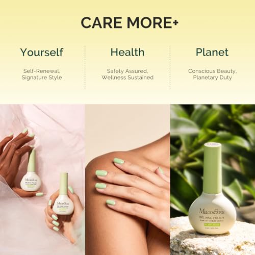 Image of MelodySusie Plant Based Gel Nail Polish Set 8Pcs 10ml /0.34 fl oz