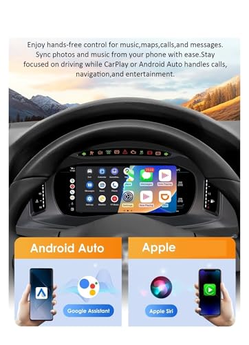 Panel de instrumentos LCD 10,25 VW Multivan T5 2008-2015 con Android Auto y pantalla de cabina HDMI 4