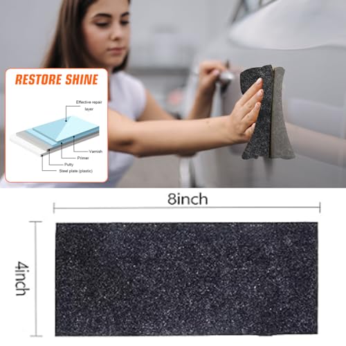 Zecurate Nano Sparkle Cloth Car Scratch Remover,Nanosparkle Cloth for Car Scratches,Shine Cloths for Car Scratches,with Scratch Repair and Polishing Function (Black)