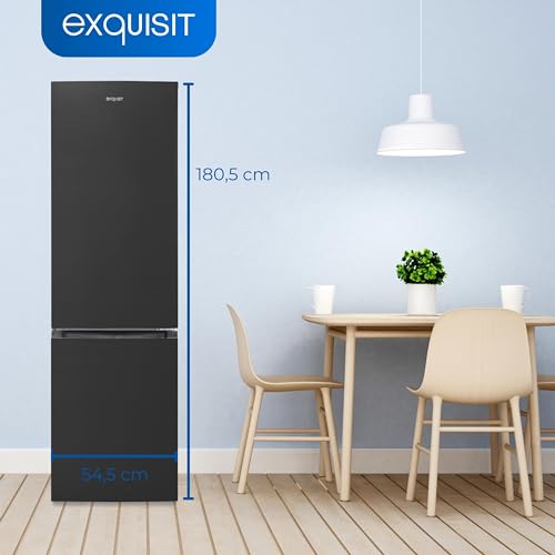 Exquisit Koel-vriescombinatie KGC265-70-NF-040C inoxlook-az | 253 l volume | koelvriescombinatie No-Frost | deuraanslag verwisselbaar | koelvriescombinatie vrijstaand - Image 5