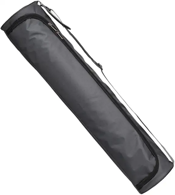 Waterproof Full Zip Yoga Mat Bag - Black, Gym & Sports Essential