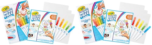 Image of Crayola Color Wonder Paintbrush Pens & Paper, Mess Free Coloring for Toddlers, Painting Set, Toddler Arts & Crafts, Kids Gift, 6 Piece Set (Pack of 2)
