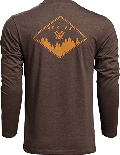 Vortex Men's Diamond Crest Long Sleeve T-Shirts