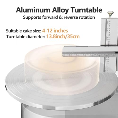 Automatische Kuchenglasur-Maschine – Creme-Dekorationsstreuer und Glättungswerkzeug für Kuchen – ideal für Konditoreien und Häuser