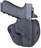 1791 GUNLEATHER Optic Ready Holster - OWB CCW G19 Holster - Right Handed Leather Gun Holster for...
