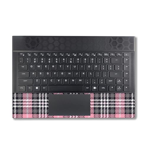 Image of MightySkins Skin Compatible with Alienware X14 R2 (2023) Full Wrap Kit - Pink Plaid | Protective, Durable, and Unique Vinyl Decal wrap Cover | Easy to Apply & Change Styles | Made in The USA