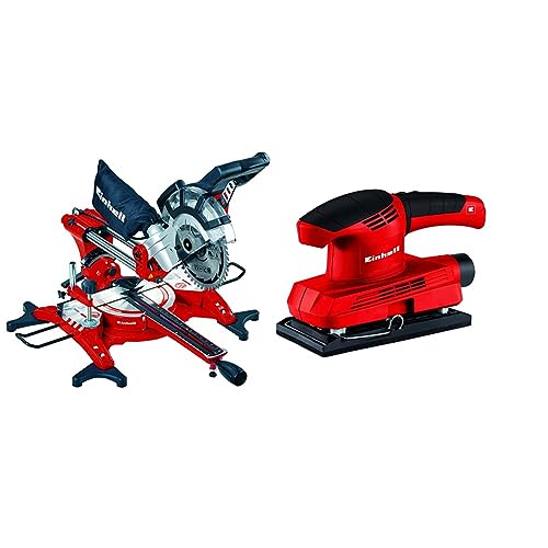 Einhell Ingletadora TC-SM 2131/1 Dual + TH-OS 1520 - Lijadora orbital