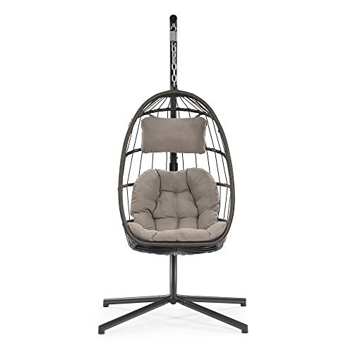 Buy Yechen Egg Chair Aluminum Frame Swing Chair in Door Outdoor Hanging