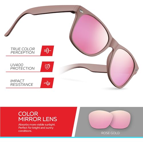 Image of Retro Rewind Kids Sunglasses for Boys Girls Age 3-12 - Shatterproof UV400 Toddler Children Sun Glasses