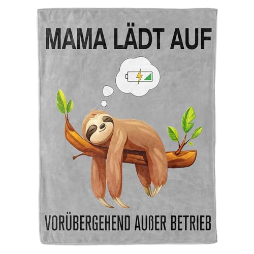 CadeauJoie Geschenke für Mama Weihnachten, Kuscheldecke Bester Mama...