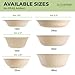 [50 Count] Harvest Pack PFAS Free 12oz Round Paper Bowls - Compostable Heavy-Duty Eco-Friendly Disposable Bagasse Bowls Sugarcane Natural Plant fibers for Meal Prep Takeout Dinnerware 8