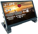 ElecLab 7 Inch 1024x600 IPS HDMI Touchscreen LCD Display Monitor Speaker Case for Raspbery Pi