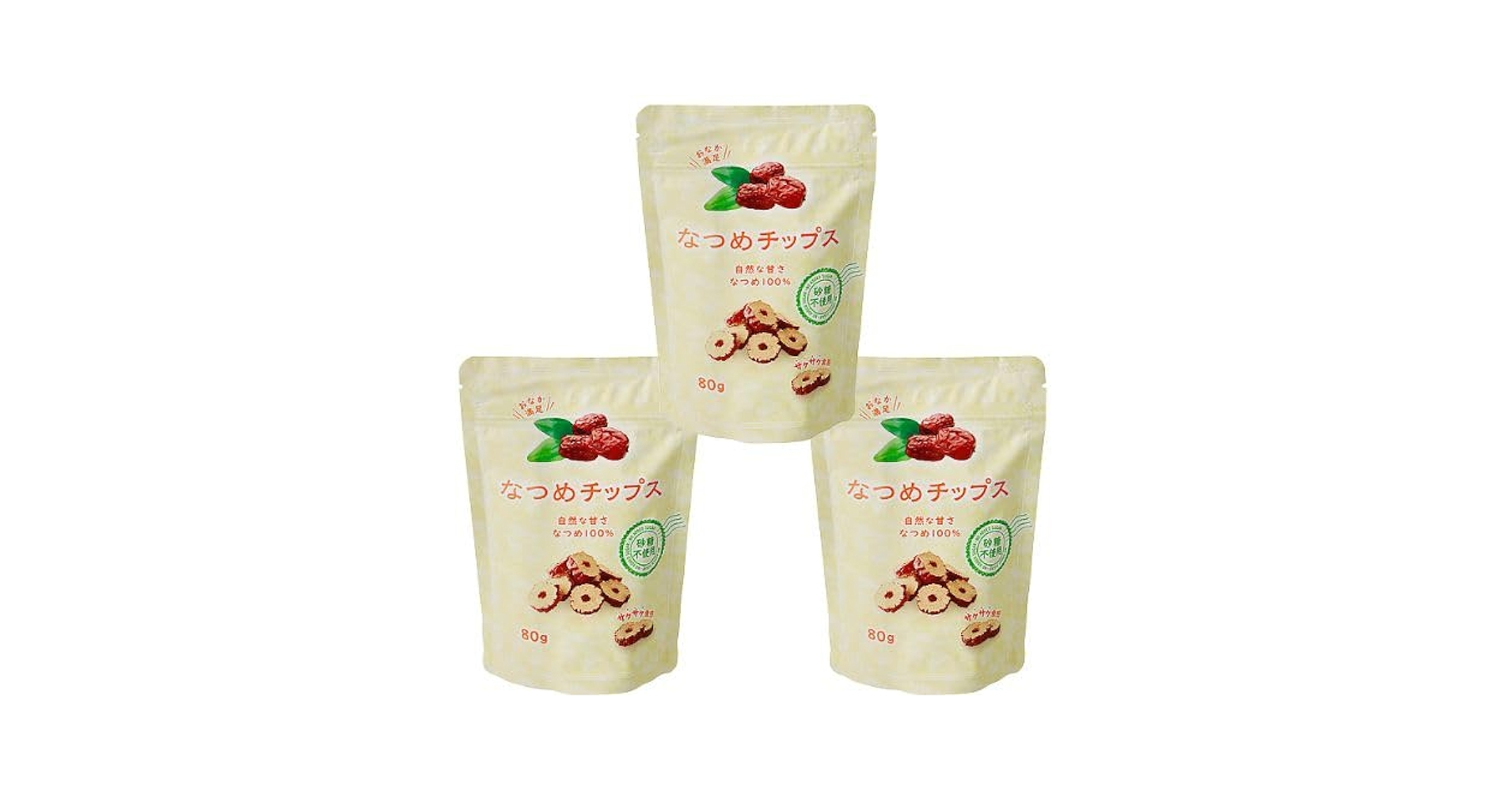 なつめ Amazon.co.jp: 神戸物産 なつめチップス 80g×3袋セット【砂糖不