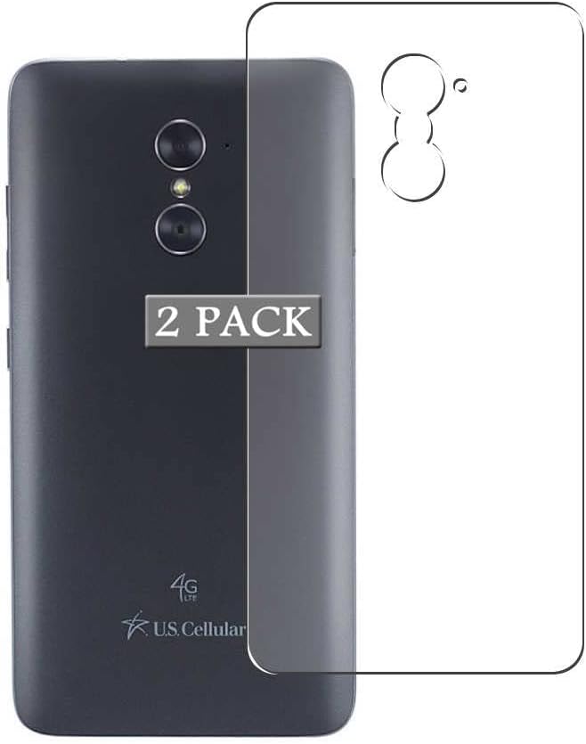 Vaxson2-Pack Back Protector Film, compatible with ZTE Zmax Pro, TPU Guard Sticker Skin [Not Front Screen Protectors ] New