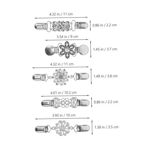 Clips Brooch anti-glissement pour ajuster et cintrer les pulls rétro