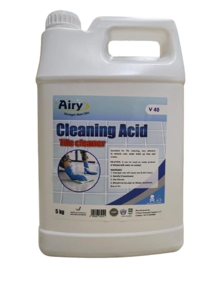 Tiles Cleaner 5000 ml Heavy Duty Acidic Tile & Grout Cleaner and whitener. Quickly Destroys Dirt & Grime. Safe On Tile Ceramic & Porcelain Best cleaner for your specific tile type (ceramic marble