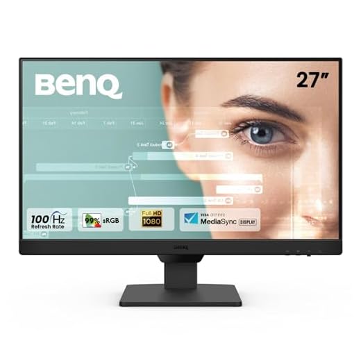 BenQ GW2790 27 Inches 1920X1080P FHD IPS Monitor| 100Hz|99% Srgb|Eye-Careu|Dual HDMI|Display Port|Bezel-Less|Eyesafe|VESA Mediasync|B.I.|Low Blue Light+| Speakers|VESA Wall Mountable(Black)