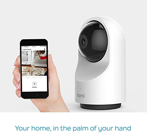 Kami Home Security Camera System 1080P Hd Indoor Smart Cam, Motion-Activated With 2.4G/5G Dual-Band Wi-Fi, Yi Home App - Compatible With Alexa And Google Assistant #TOP6