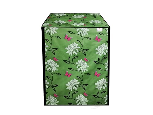 Image of Front Load Fully Automatic Washing Machine Cover for 6.5kg to 8kg | Waterproof & Dustproof Polyester Cover with Zip Closure | Suitable with Samsung, IFB, LG, Bosch & More (61 x 61 x 87 cm)