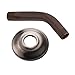 Moen AT2199ORB Replacement Shower Arm Flange for Universal Standard Moen Shower Arms, Oil-Rubbed Bronze with Moen 10154ORB 6-Inch Shower Arm with 1/2-Inch IPS Connections, Oil Rubbed Bronze