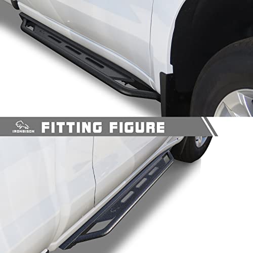 Estribos laterales IRONBISON para Chevy Silverado 2019-2026 miniatura 3