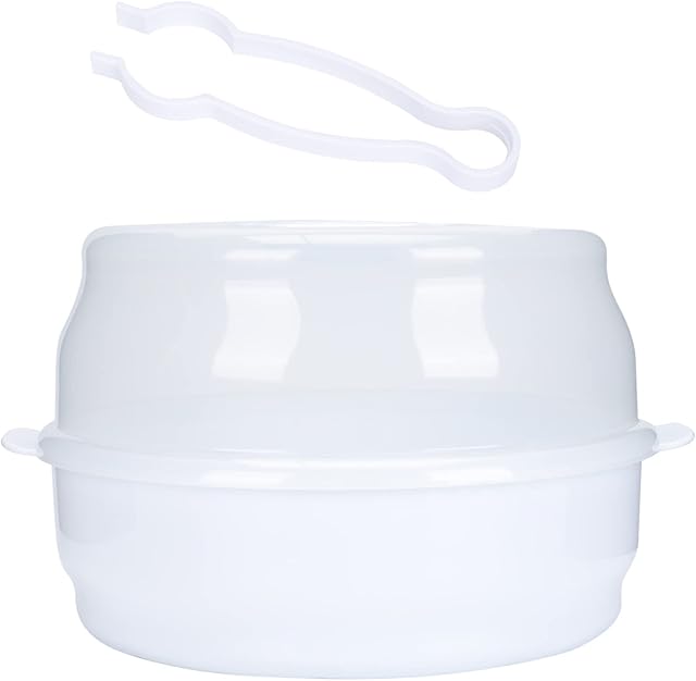 Kisangel Container Draining Bottle Steam Holder Storage Pacifier Breastfeeding Sterilizer for Steamer Baby Case Multi-use Microwave