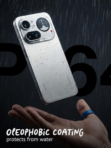 Image of Lensarmor Camera Lens Protector Compatible with Nothing Phone (4a) Pro, Silver, Full Camera Protection Glass, Scratch Resistant, HD Clear, Easy Install