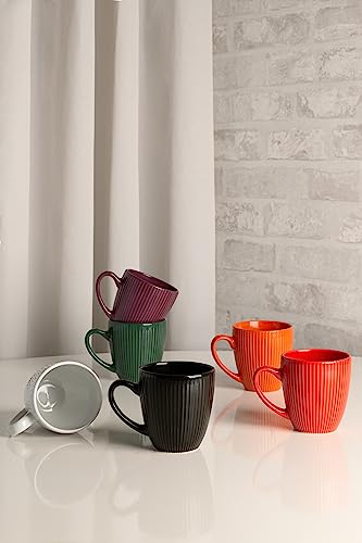 Caneca de Cerâmica Roma Roxa 210ml - Lyor, ROXO