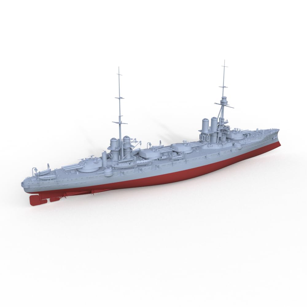 MRY-SFW SSC200502S-A 1/200 zestaw do budowy modelu wojskowego, Włochy, Dante Alighieri pancernik 1923, pełny kadłub, segmentowy kadłub