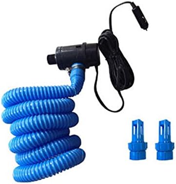 Bullet Lines 800 GPH Wakeboard Ballast Bag Pump, Wake Enhancement Ballast Pump, Fills Ballast Bags at 107 lbs per Minute, Includes 2 x Ballast Adaptors, 12 feet of Wiring, 9 Feet of Heavy Duty Hose