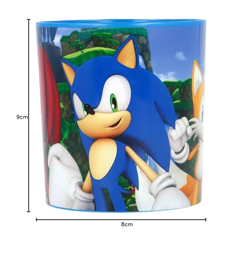 Sonic 350ml Microwave Reusable Plastic Kids Cup