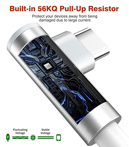 Jelanry 90° Elbow Design Usb C Cable Usb Type C Cable 5.9Ft, 120W Hypercharge Turbo Charging, 6A Fast Charging For Xiaomi Pad 5 12 Pro 12X 11T Pro Lite 5G Ne, Redmi 10 2022 Note 11 Pro 5G Note 11/ 11S #TOP5