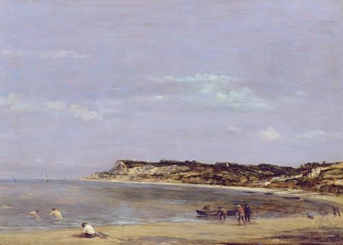 Affiche le À La Hève Eugène Boudin toile impression déco 60x90cm