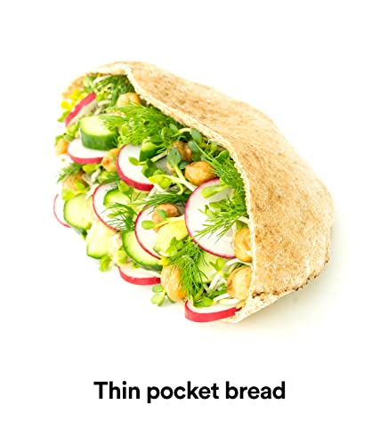 Atoria's Family Bakery Pita With Whole Grain Flatbread 8-Packs Of 6 Flatbread (48 Flatbread) #TOP3