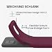kwmobile Hülle für Samsung Galaxy A12 TPU Case - Handyhülle unterstützt kabelloses Laden, Flexible Schutzhülle, gummiertes Cover in Bordeaux Violett