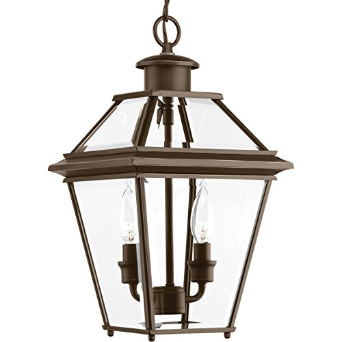 Progress Lighting P6537-20 Burlington Two-Light Hanging Lantern, Oil Rubbed Bronze #1