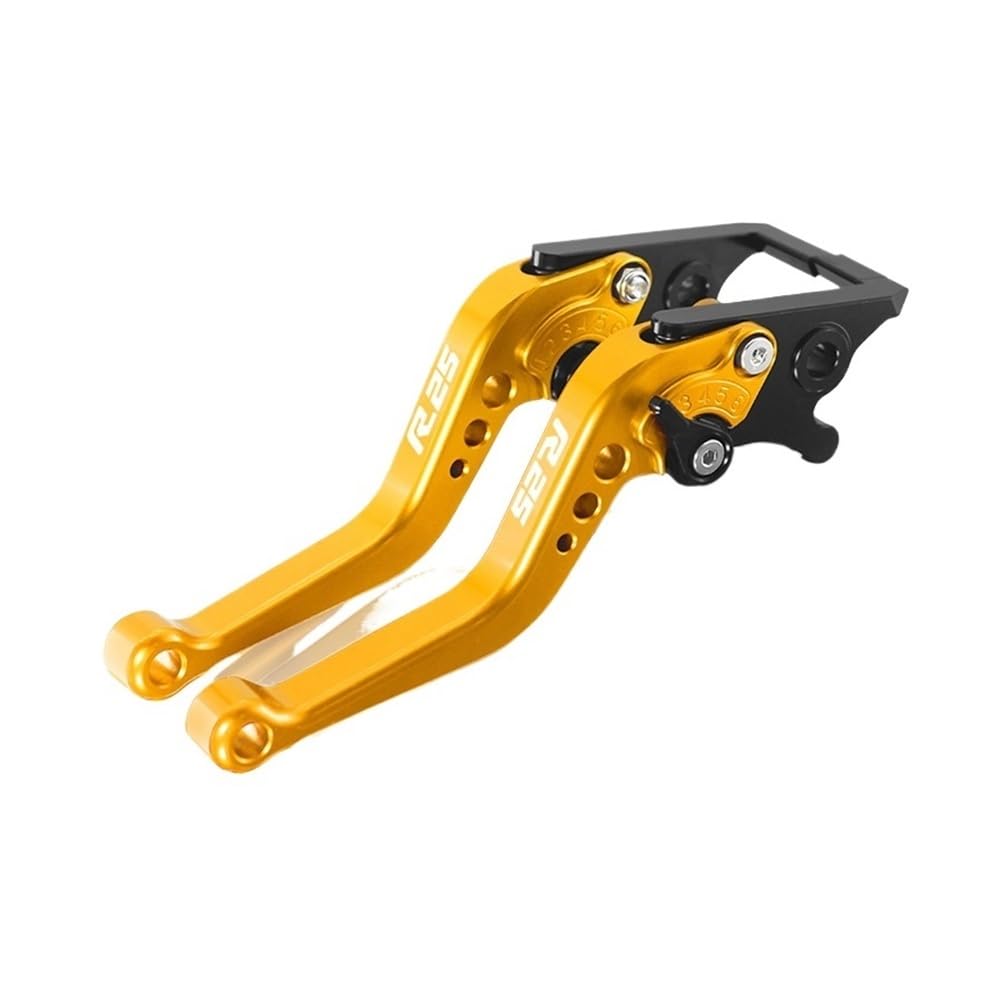 Wghposqtj G R25 Hand Brake Clutch Levers Brake Lever For R3 2015-2024 R25 R15 V3 2017-2024 Motorcycle Adjustable Clutch Handle