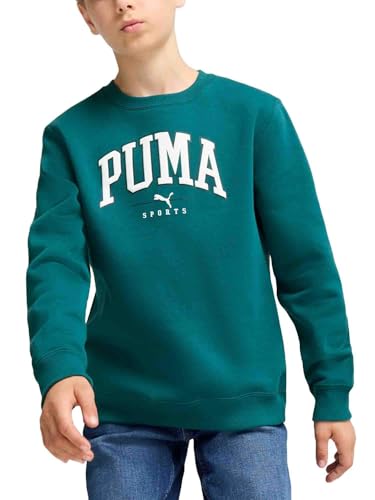Sweat PUMA Squad Crew FL pour garçon en molleton doux