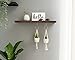 Mkono Mini Macrame Plant Car Accessories Rear View Mirrior Charm Cute Hanging Rearview Car Decor Boho Hanger with Artificial Succulent Plants Gifts for Plant Lover Set of 2, White