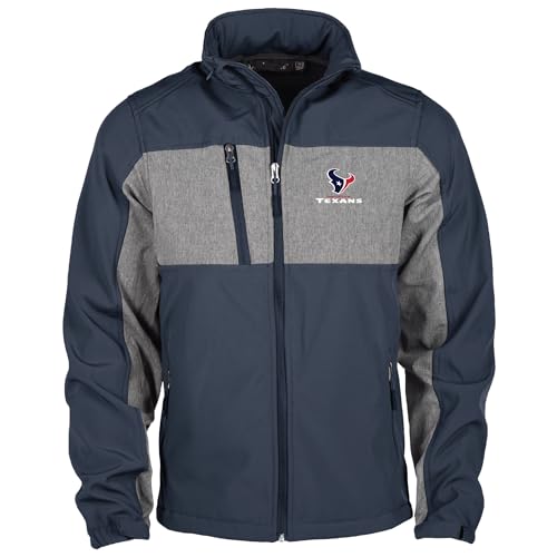 Image of dunbrooke Men's Navy Tennessee Titans Zephyr Softshell Full-Zip Jacket