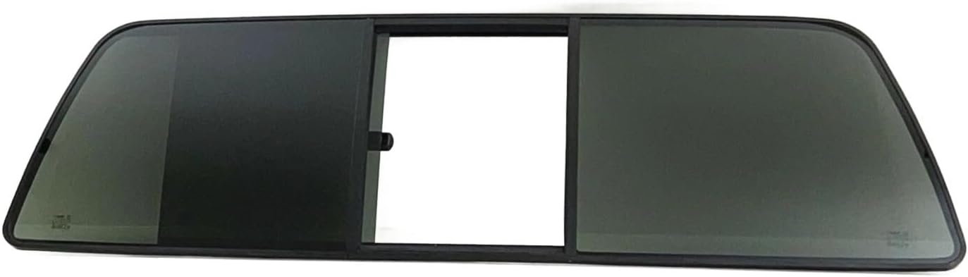 Gasket Included Back Slider Style Back Window Glass Replacement for Ford F250/F250HD/F350/F450/F550/F650/F750 Pickup 1999-2007 Models