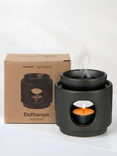 rooted.® | Duftlampe Ambiente Teelicht | Design Aromalampe aus...