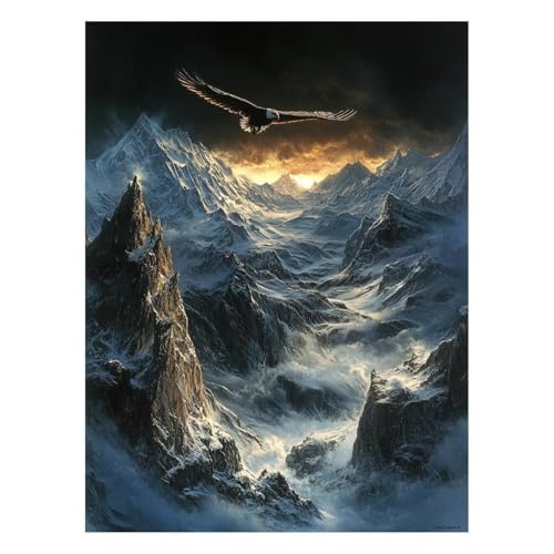 �������G �C�[�O�� �G�� ��|�L�b�g �y�C���g�o�C�i���o�[ ���v ����L�b�g �� �A�N�����G�̋� �M �L�����o�X 60 x 80cm �E�H�[���A�[�g ��� �L�����o�X�G��p�L�����r���O���[���Q���̉Ƃ̑��� �Ǐ��� �M�t�g JLYH-10386