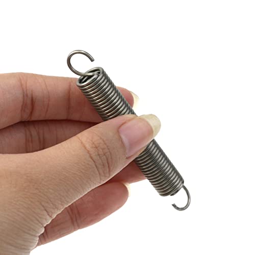 Image of Mcredy Double Hook Extension Spring,0.4 Inch(10 mm) Diameter,Length 2.76 Inch(70 mm)