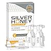 Absorbine Silver Honey Rapid Ear Care Vet Strength Concentrated Doses 5 Ear Drops for 10 Days on 1 Ear for Dogs Cats Medical Grade Manuka Honey MicroSilver BG