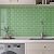 VaryPaper 10 Sheets Light Green Subway Tile Peel and Stick Backsplash Self Adhesive Wall Tiles for Bathroom Kitchen Waterproof Removable Stick on Back Splash Sticky Tiles for Walls Stove 12"x12"