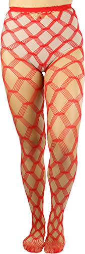 Image of ToBeInStyle Women's Large Mesh Fishnet Patterned Pantyhose Tights