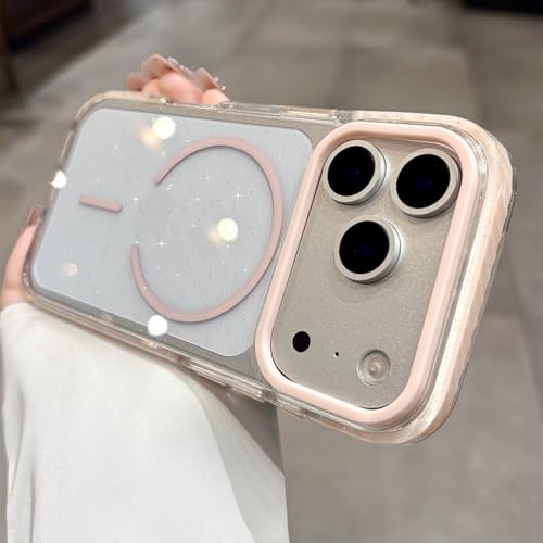 �����O���b�^�[�}�O�l�b�g���N���A�P�[�X iPhone 16 17 Pro Max 15 14 Plus 13 12 ���C�����X�[�d�Ή� �ϏՌ��J�o�[ �s���N iPhone 12�p