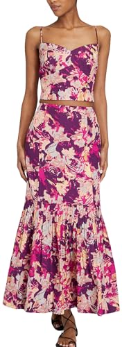 Club Monaco Women's Tiered Flounce Midi Skirt3
