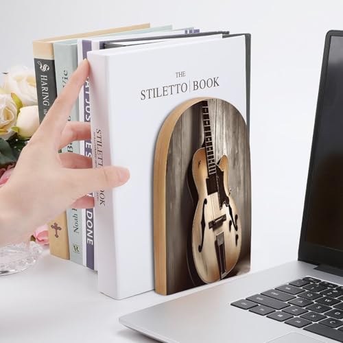 Sujetalibros de guitarra original de madera un regalo para músicos y lectores 7
